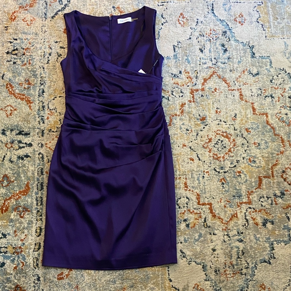 Calvin Klein Rich Purple Mini Dress